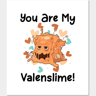 You Are My Valenslime Roleplaying Video Game RPG Couple Gift Posters and Art